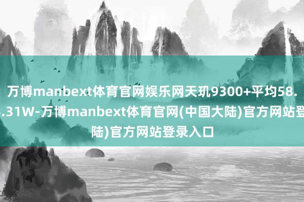 万博manbext体育官网娱乐网天玑9300+平均58.6fps/4.31W-万博manbext体育官网(中国大陆)官方网站登录入口