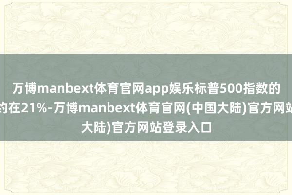 万博manbext体育官网app娱乐标普500指数的总陈诉率约在21%-万博manbext体育官网(中国大陆)官方网站登录入口