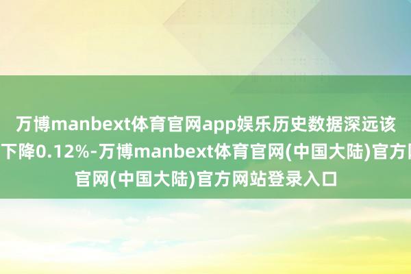 万博manbext体育官网app娱乐历史数据深远该基金近1个月下降0.12%-万博manbext体育官网(中国大陆)官方网站登录入口